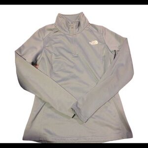The North Face Teal 1/4 Zip LS Pullover Jacket S Casual Cozy